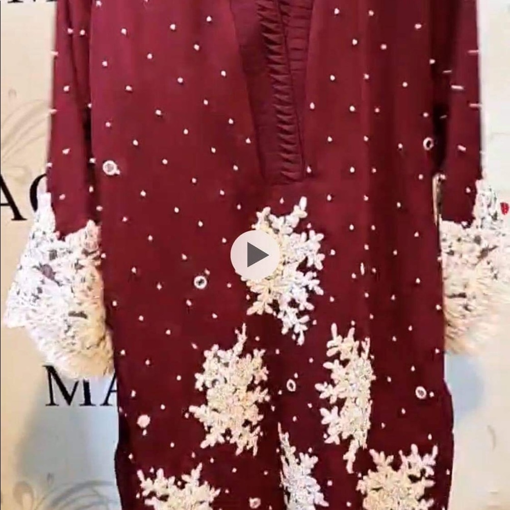 Pakistani Maria Rao embroidrd kurti
